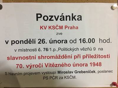 Unikát, kterým se ze všech postkomunistických zemí pyšníme jen my, KSČM.