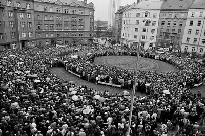 Jak začala sametová revoluce v Republice Žižkov